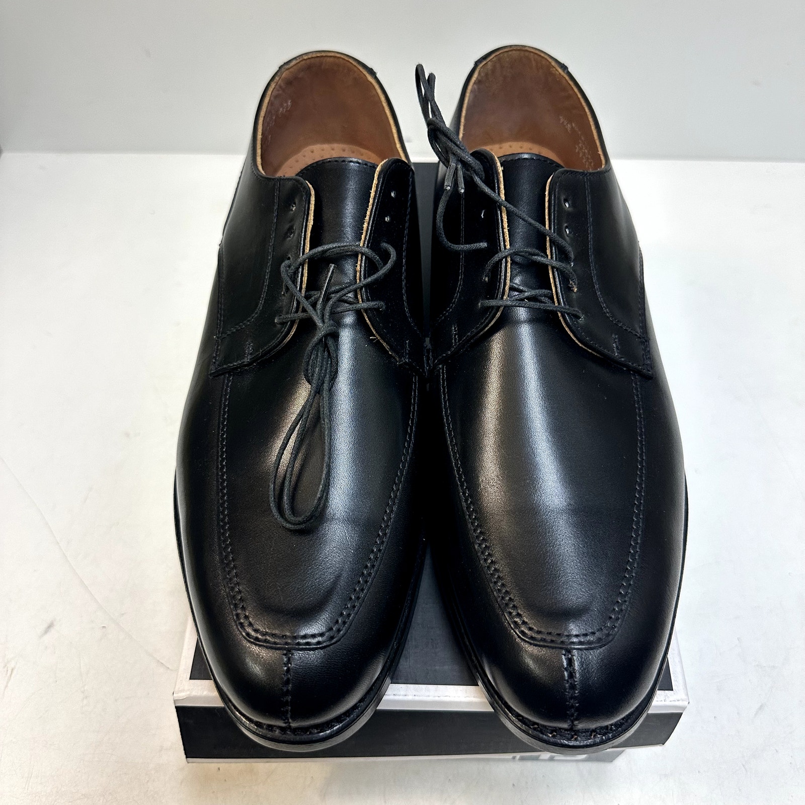Nib Rancourt & Co. X Footjoy Split Toe Derby Dress Shoe Black Calf 79213 9.5 E — image 5 of 8